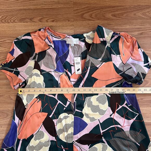 NWT Corey Lynn Calter x Anthropologie Tunic L Geometric Floral Shift Dress Boho - Picture 7 of 10